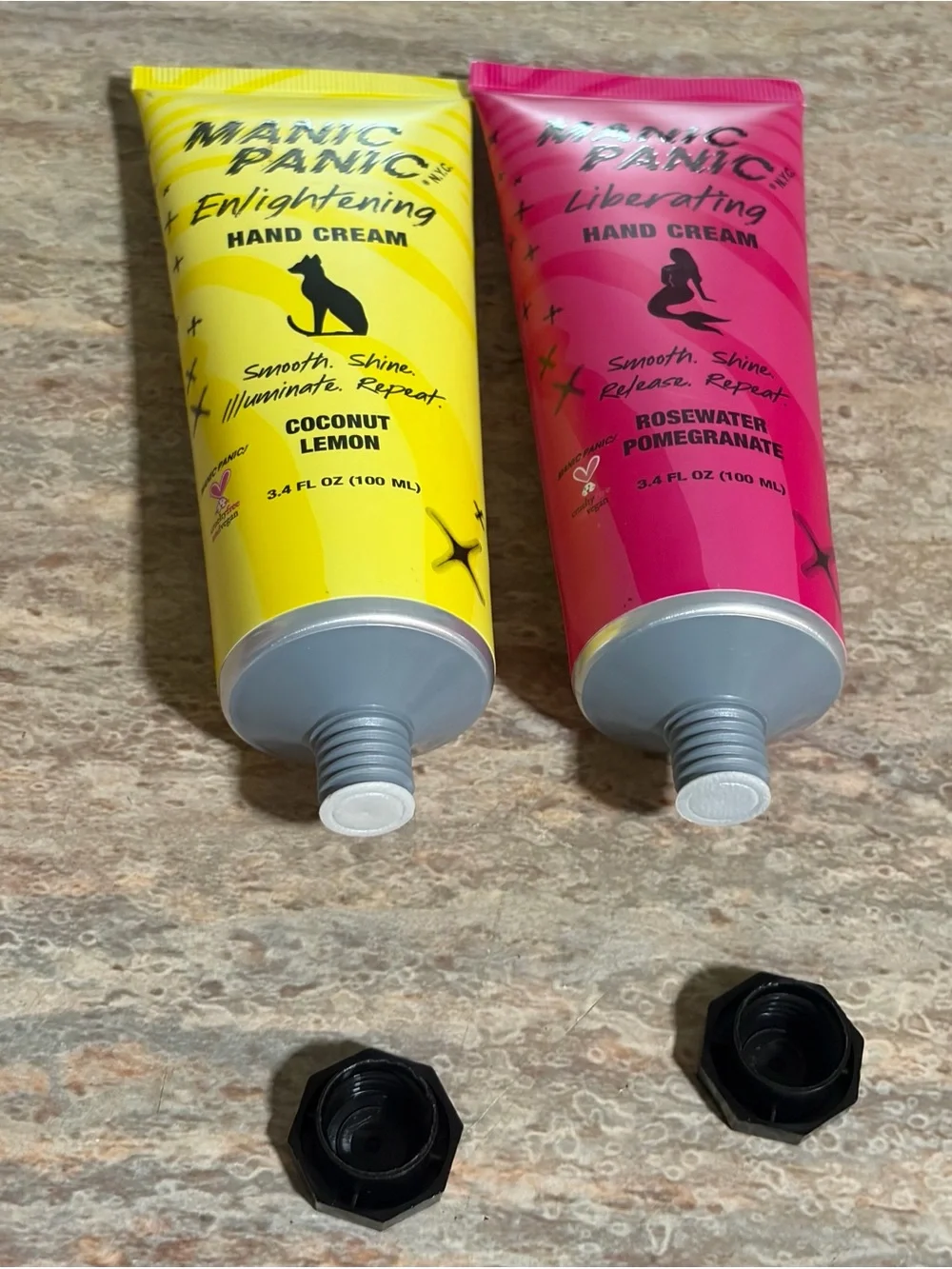 Manic Panic Enlightening Coconut Lemon & Liberating Rosewater Pomegranate Cream